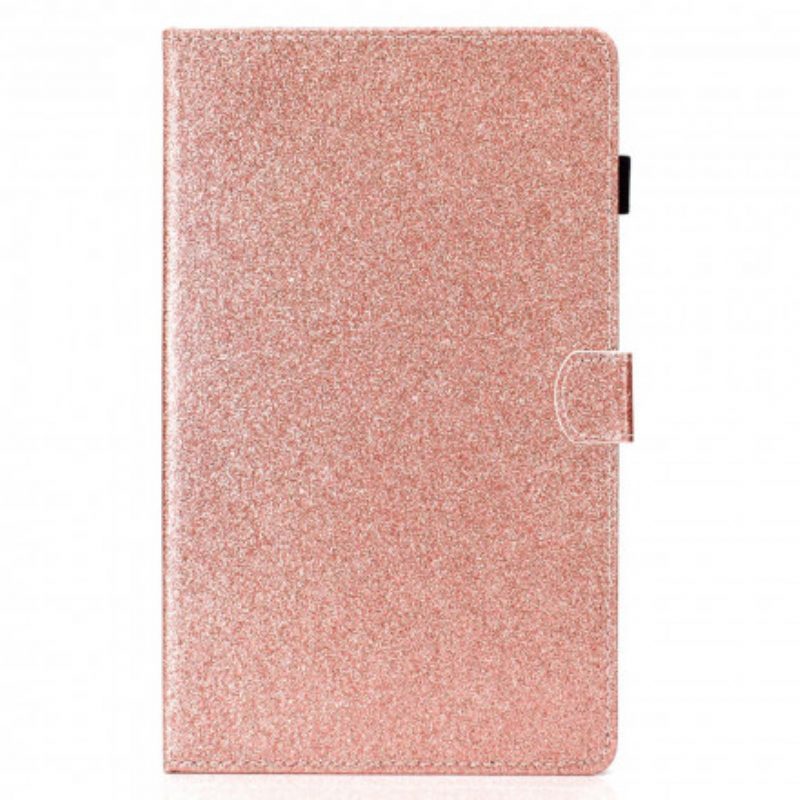 Leren Hoesje voor Samsung Galaxy Tab A7 (2020) Sprankelende Glitters