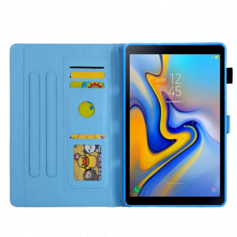 Leren Hoesje voor Samsung Galaxy Tab A7 (2020) Vrienden