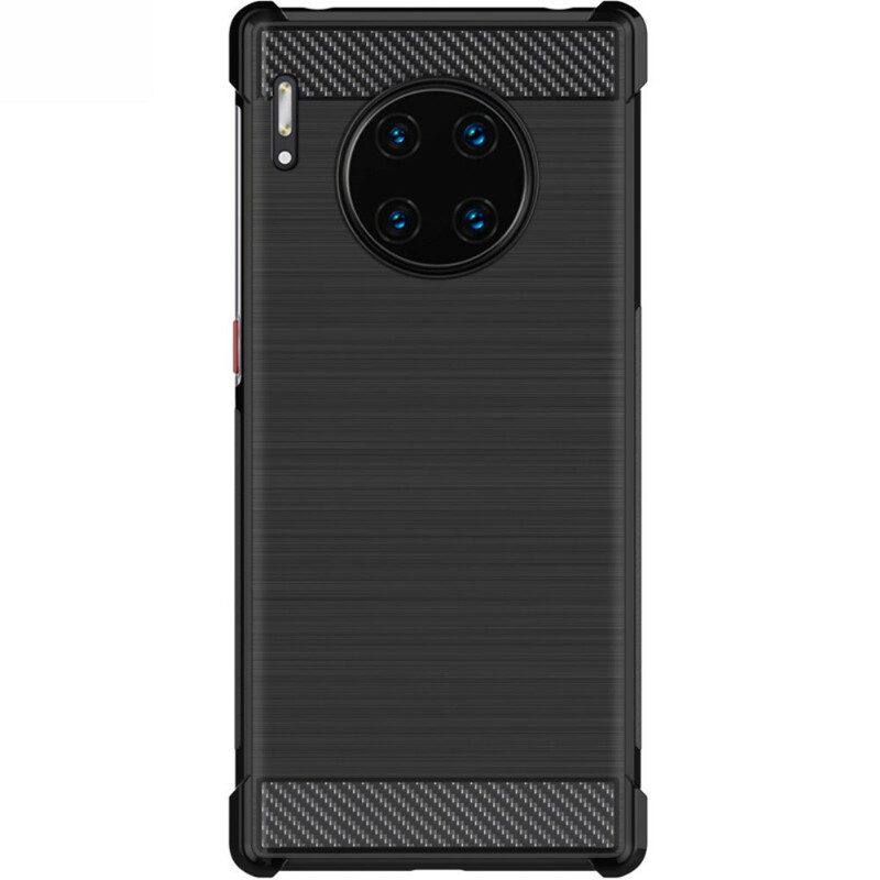 Hoesje voor Huawei Mate 30 Pro Imak Vega-serie Geborstelde Koolstofvezel