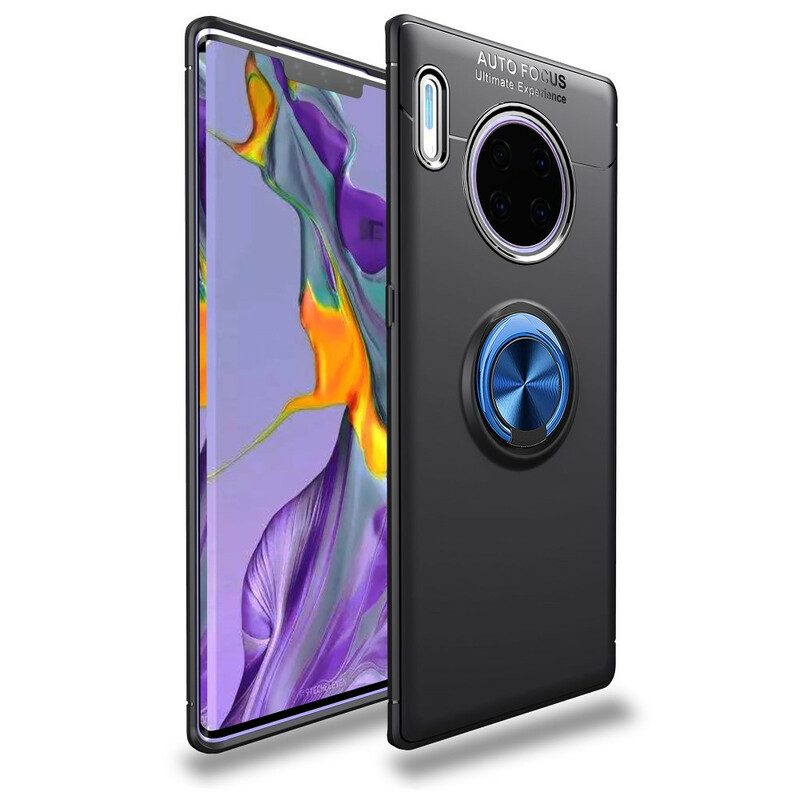 Hoesje voor Huawei Mate 30 Pro Lenuo Roterende Ring