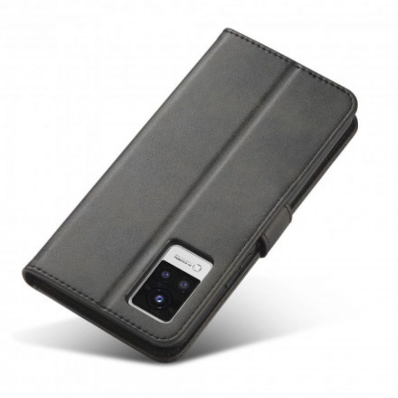 Folio-hoesje voor Vivo V21 5G Lc.imeeke Ledereffect