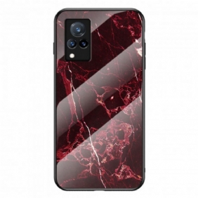 Hoesje voor Vivo V21 5G Premium Kleuren Gehard Glas