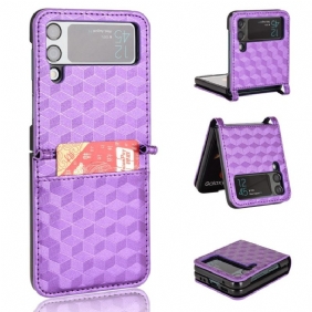 Hoesje voor Samsung Galaxy Z Flip 4 Folio-hoesje 3d Kubus