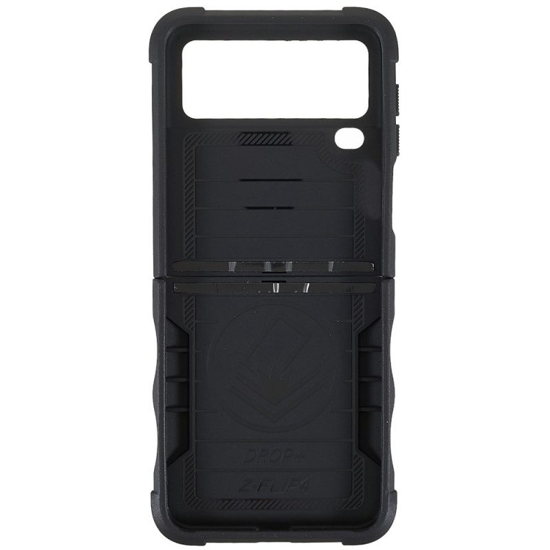 Hoesje voor Samsung Galaxy Z Flip 4 Folio-hoesje Knop Hybride