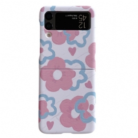 Hoesje voor Samsung Galaxy Z Flip 4 Folio-hoesje Mooie Bloemen