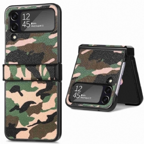 Telefoonhoesje voor Samsung Galaxy Z Flip 4 Folio-hoesje Militaire Camouflage