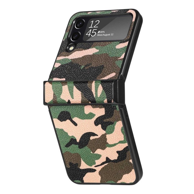 Telefoonhoesje voor Samsung Galaxy Z Flip 4 Folio-hoesje Militaire Camouflage