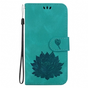 Bescherming Hoesje iPhone 16 Pro Max Lotusbloem