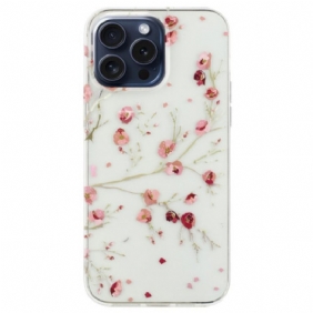 Hoesje iPhone 16 Pro Max Bloemen Bescherming Hoesje