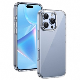 Hoesje iPhone 16 Pro Max Cameraframe Met Metaaleffect Bescherming Hoesje