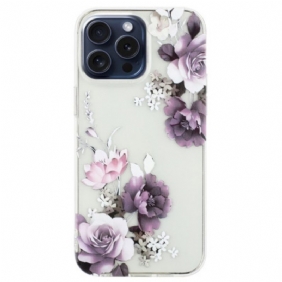 Hoesje iPhone 16 Pro Max Pioenrozen