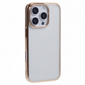 Hoesje Voor iPhone 16 Pro Max Rand Met Metaaleffect X-level