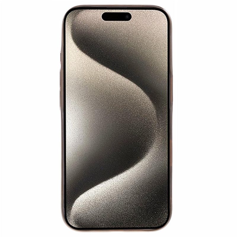 Hoesje Voor iPhone 16 Pro Max Rand Met Metaaleffect X-level