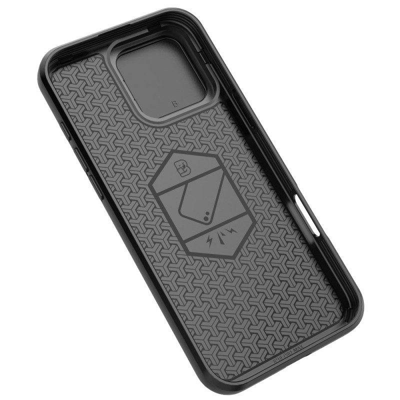 Hoesje Voor iPhone 16 Pro Max Ringbestendige Bescherming Nokkenschild