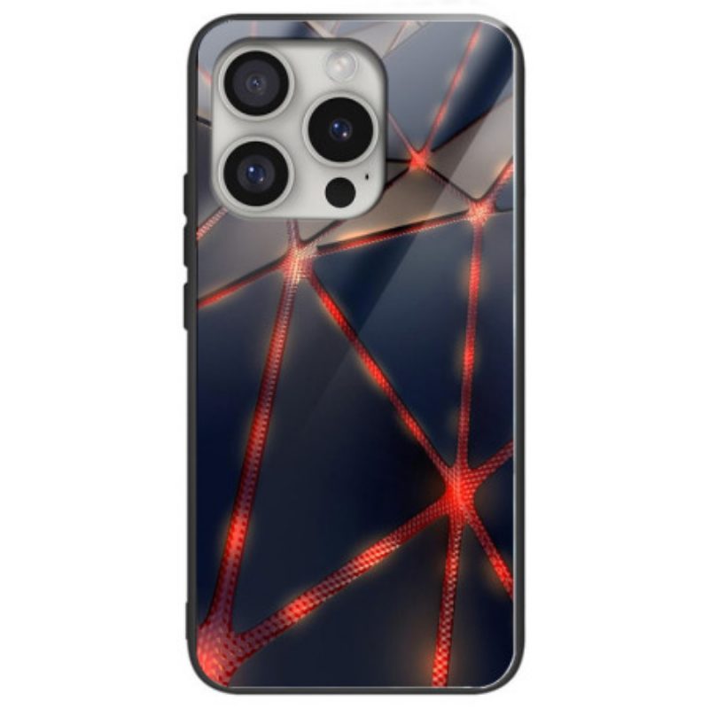 Hoesje Voor iPhone 16 Pro Max Rode Lijn