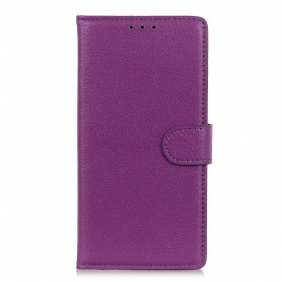 Folio-hoesje voor Sony Xperia 1 II Lychee Kunstleer