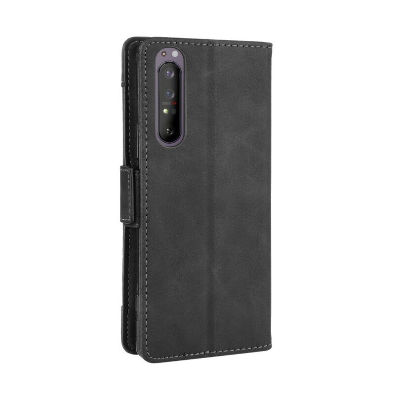 Leren Hoesje voor Sony Xperia 1 II Premier Class Met Meerdere Kaarten