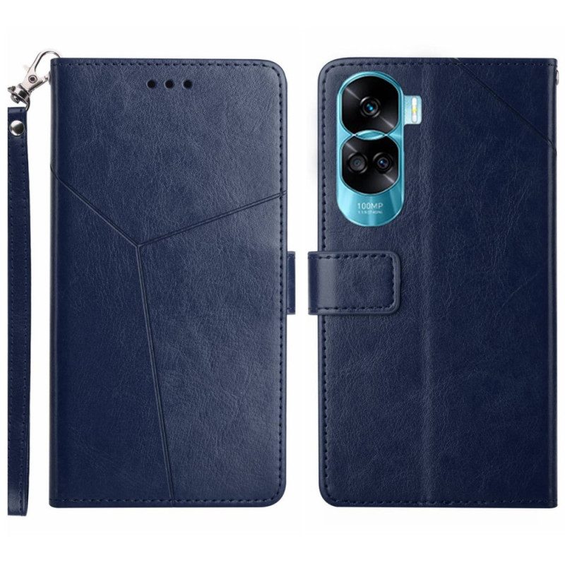 Folio-hoesje voor Honor 90 Lite Y-ontwerp