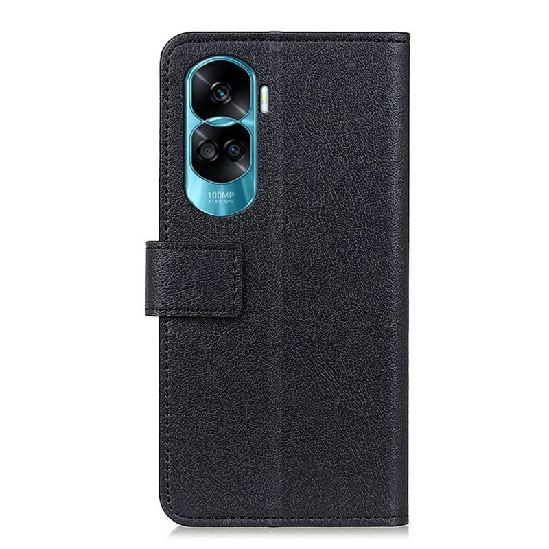 Leren Hoesje voor Honor 90 Lite Klassiek