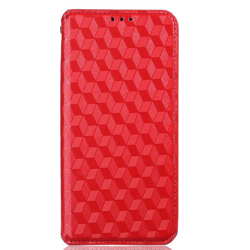 Bescherming Hoesje voor Oppo Reno 6 Pro 5G Folio-hoesje 3d Kubussen