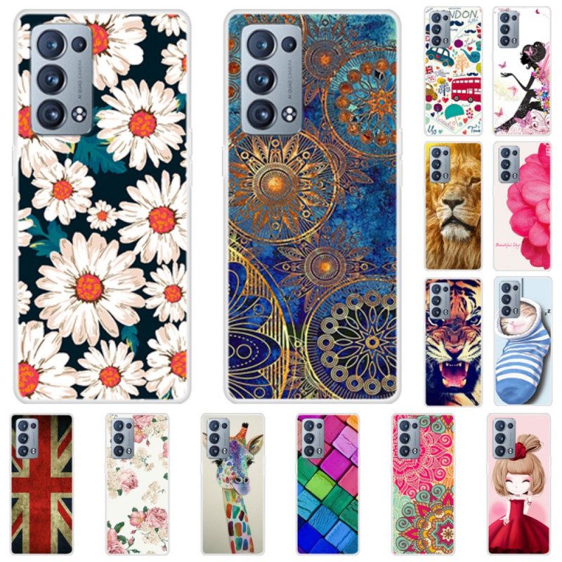 Hoesje voor Oppo Reno 6 Pro 5G Oosterse Mandala