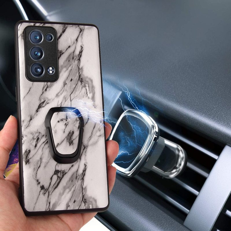 Hoesje voor Oppo Reno 6 Pro 5G Trend Ring Patronen En Dier