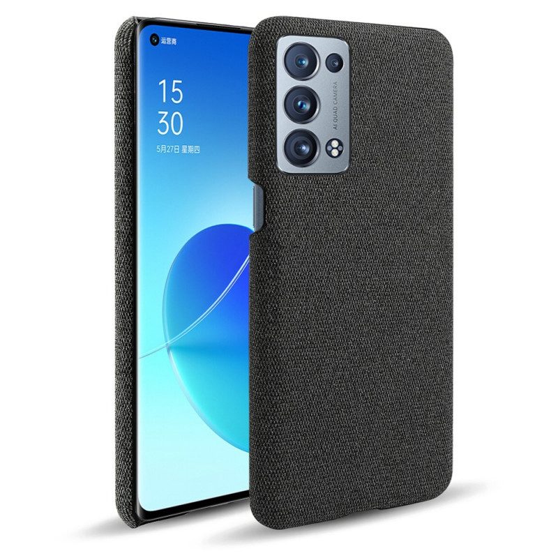 Telefoonhoesje voor Oppo Reno 6 Pro 5G Stoffen Bekleding