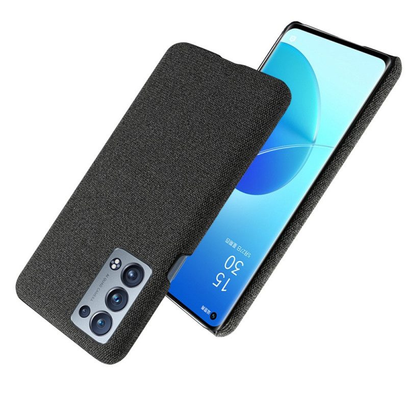 Telefoonhoesje voor Oppo Reno 6 Pro 5G Stoffen Bekleding