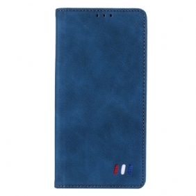 Bescherming Hoesje voor Xiaomi Redmi Note 10 5G Folio-hoesje Driekleurige Lederen Stijl