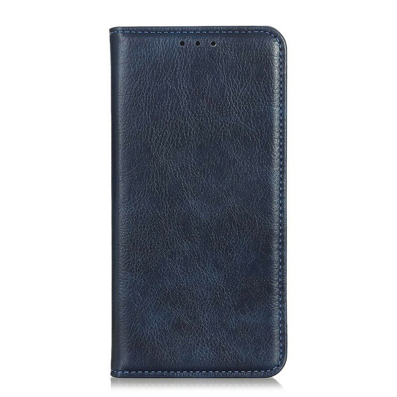 Bescherming Hoesje voor Xiaomi Redmi Note 10 5G Folio-hoesje Lychee Gespleten Lederen Textuur