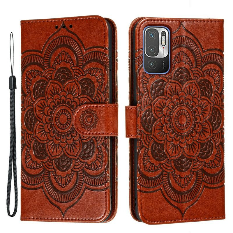 Flip Case voor Xiaomi Redmi Note 10 5G Volledige Mandala