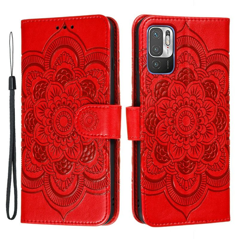 Flip Case voor Xiaomi Redmi Note 10 5G Volledige Mandala