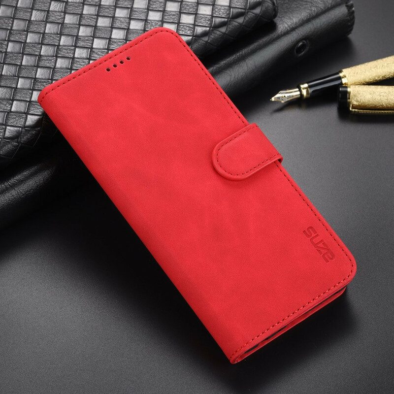 Folio-hoesje voor Xiaomi Redmi Note 10 5G Azns Ledereffect