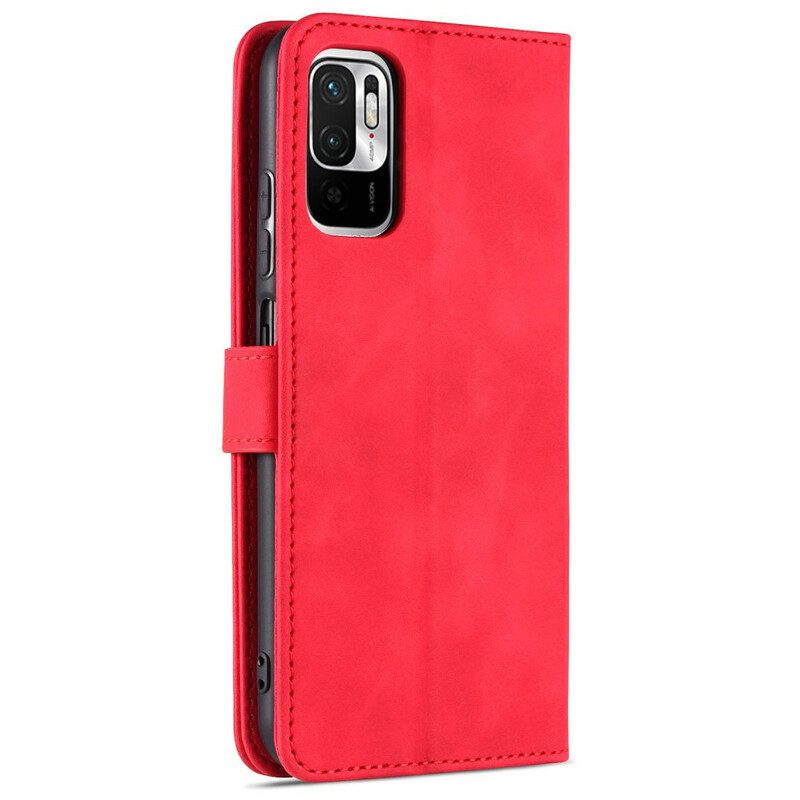 Folio-hoesje voor Xiaomi Redmi Note 10 5G Azns Ledereffect