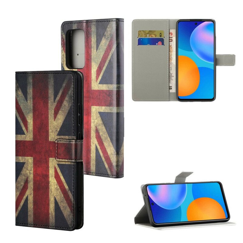 Folio-hoesje voor Xiaomi Redmi Note 10 5G Engelse Vlag