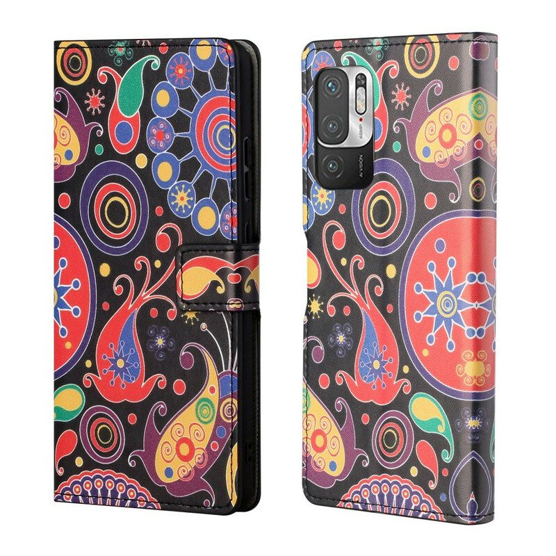 Folio-hoesje voor Xiaomi Redmi Note 10 5G Galaxy-ontwerp