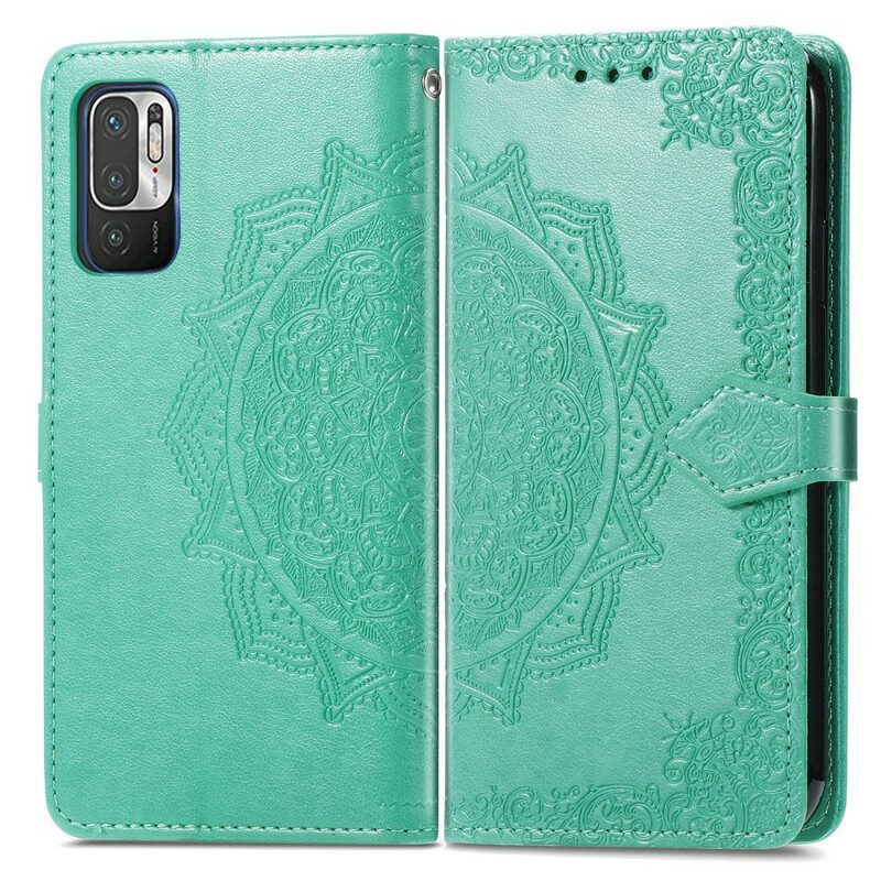 Folio-hoesje voor Xiaomi Redmi Note 10 5G Mandala Middeleeuwen