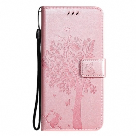 Folio-hoesje voor Xiaomi Redmi Note 10 5G Met Ketting Lanyard Dagdroom