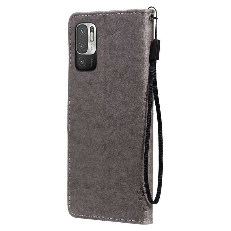 Folio-hoesje voor Xiaomi Redmi Note 10 5G Met Ketting Lanyard Dagdroom