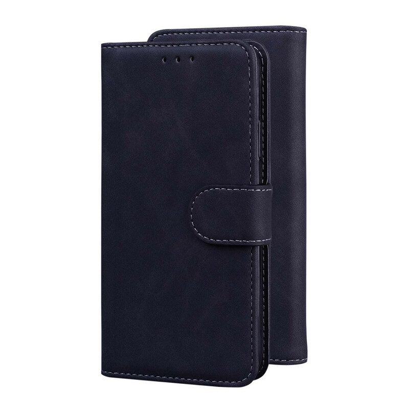 Folio-hoesje voor Xiaomi Redmi Note 10 5G Vintage Naaien