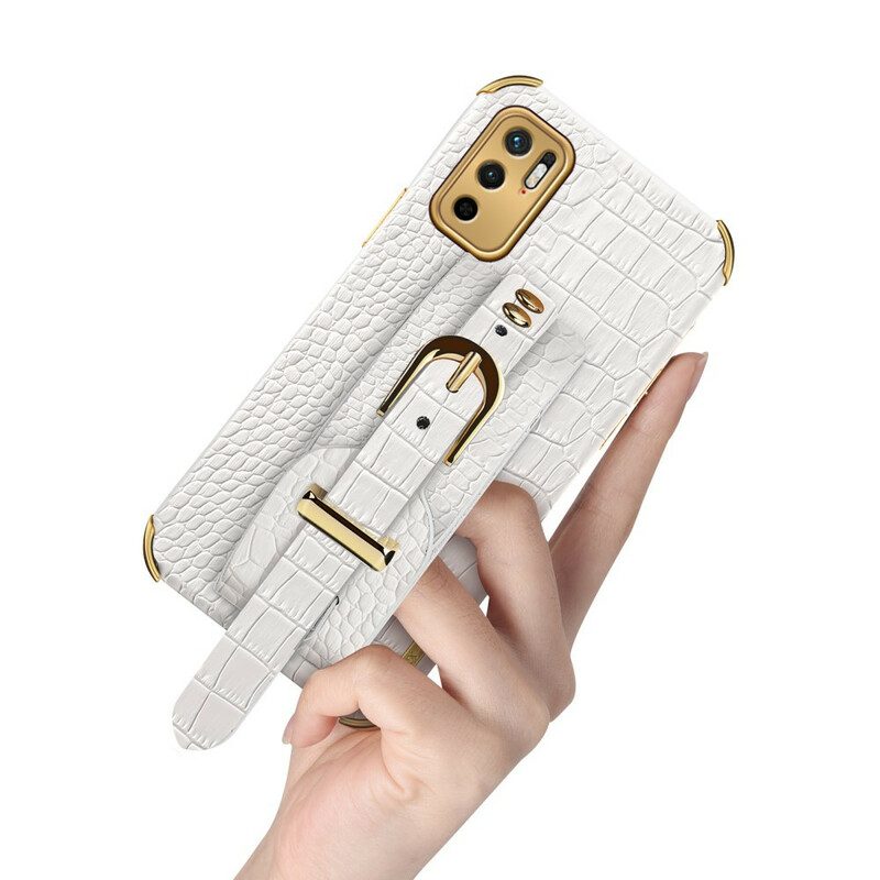 Hoesje voor Xiaomi Redmi Note 10 5G Croco Band