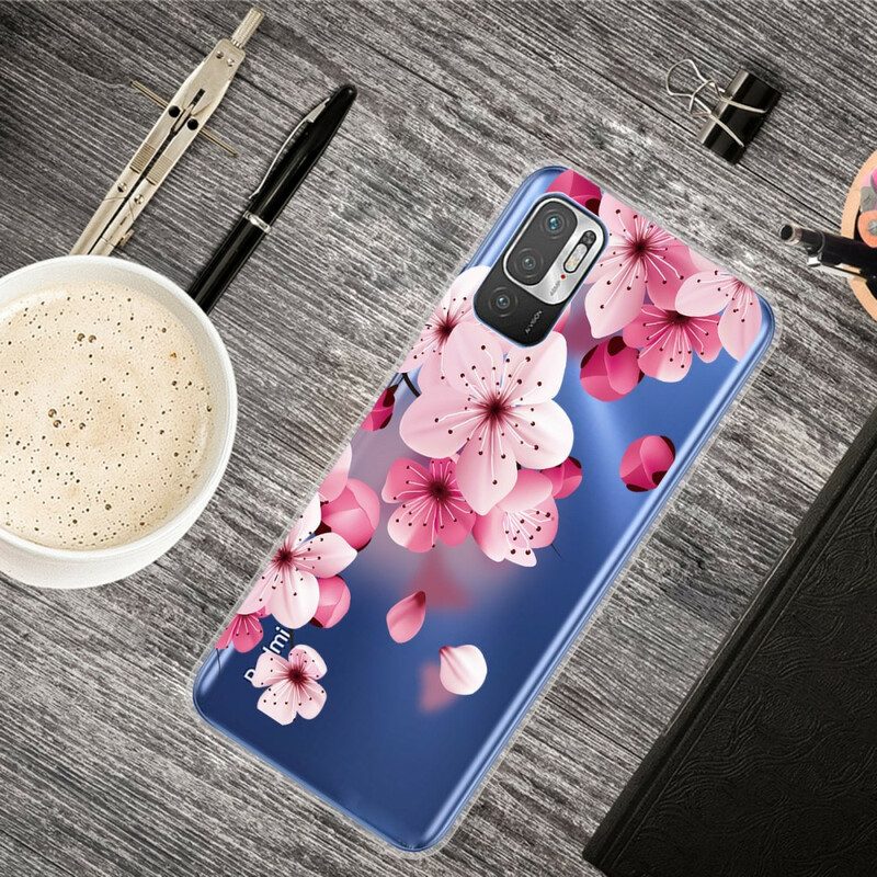 Hoesje voor Xiaomi Redmi Note 10 5G Kleine Roze Bloemen