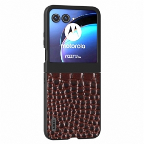 Hoesje Voor Motorola Razr 50 Abeel Krokodillenleer