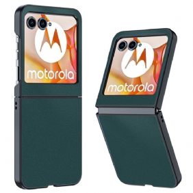 Hoesje Voor Motorola Razr 50 Ultradun Leereffect