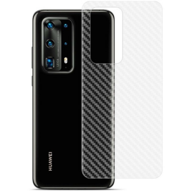 Achterfolie Voor Huawei P40 Pro Carbon Style Imak