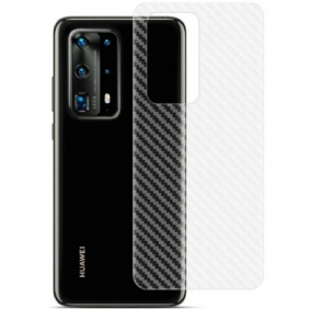 Achterfolie Voor Huawei P40 Pro Carbon Style Imak