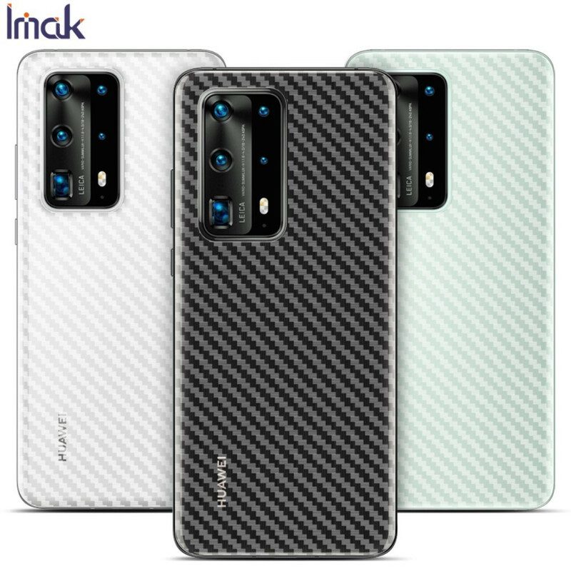 Achterfolie Voor Huawei P40 Pro Carbon Style Imak