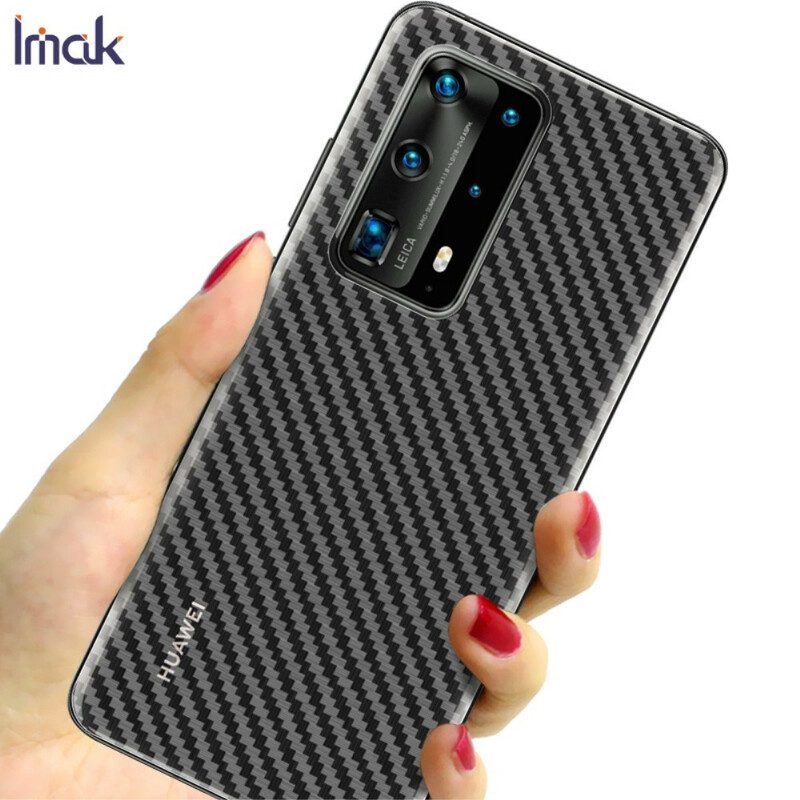 Achterfolie Voor Huawei P40 Pro Carbon Style Imak