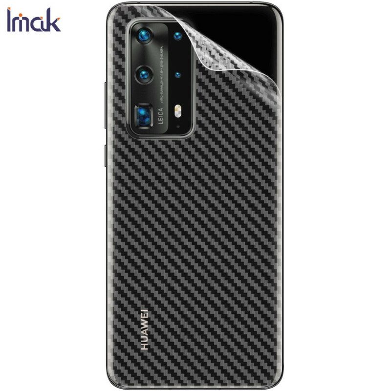 Achterfolie Voor Huawei P40 Pro Carbon Style Imak