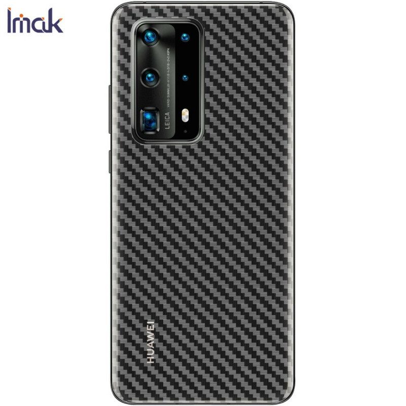 Achterfolie Voor Huawei P40 Pro Carbon Style Imak